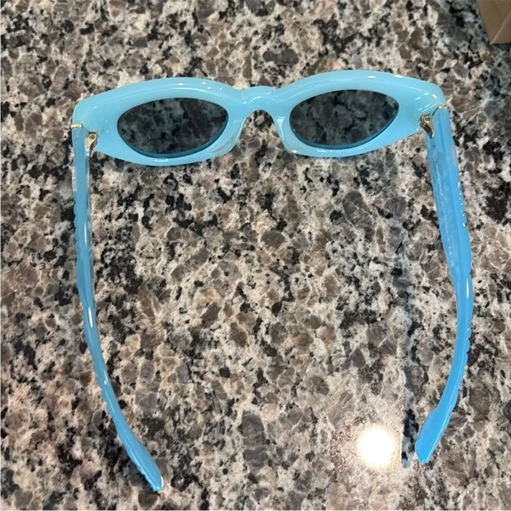 Burberry Blue Sunglasses with Case NWT